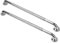 Rutschfester Haltegriff für die Dusche, 81,3 cm, Chrom, SUS 304 Edelstahl, gerändelte Balance-Stange, Sicherheitshandlaufstütze, Handicap-Ältere, Verletzungen, Seniorenhilfe, Badewanne, 2 Stück