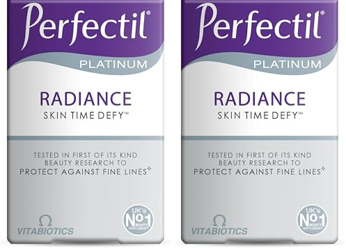 Perfectil Platinum Skin Radiance Tablets with Time-Defy Complex, Vitabiotics (Pack of 2)