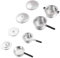 BESPORTBLE 1Ensemble Mini Ustensiles De Cuisine Argenté pour Simulation De Cuisine Parure Miniature Amusante