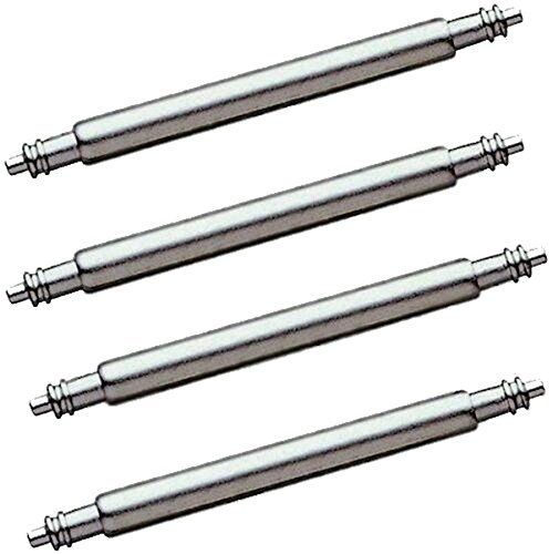 4 Stück 19mm Eichmüller Edelstahl Federstege Stifte 1,5mm Durchmesser für Uhren Armbänder