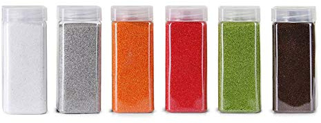 La Vida Dekosand, 0,1-0,5 mm, 550 ml Behälter, Farbe:grün