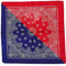 Unbekannt Bandana Kopftuch Halstuch Nickituch Biker Tuch Motorad Tuch verschied. Farben Paisley Muster, Königsblau/Rot Double, ...
