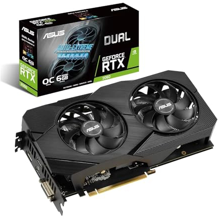 ASUS Dual EVO Gaming GeForce RTX 2060 OC Edition 6GB GDDR6 with the all-new NVIDIA Turing™ GPU architecture DUAL-RTX2060-O6G-EVO