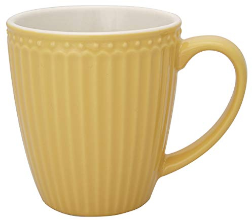 GreenGate - Tasse, Kaffeetasse, Mug - Alice - Honey Mustard - Porzellan - 320 ml