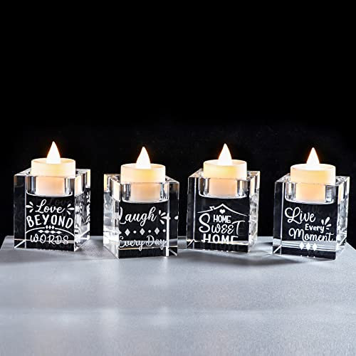 Bougeoirs en cristal - Cadeau pour la maison