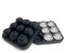 Lot de 9 moules à glaçons en silicone rose avec couvercle - Pour cocktail et whisky