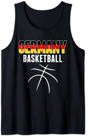 Deutschland Basketball Fans Trikot - Deutsche Flagge Sport Liebhaber Tank Top