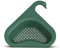 QOKLIYUI Escurridor de fregadero de cocina de plástico con forma de Animal, colador Triangular Adorable para restos de filtro, escurridor interior, Verde