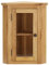 VACARX Hängeschrank Eckschrank 45x28x60 cm Eiche massiv