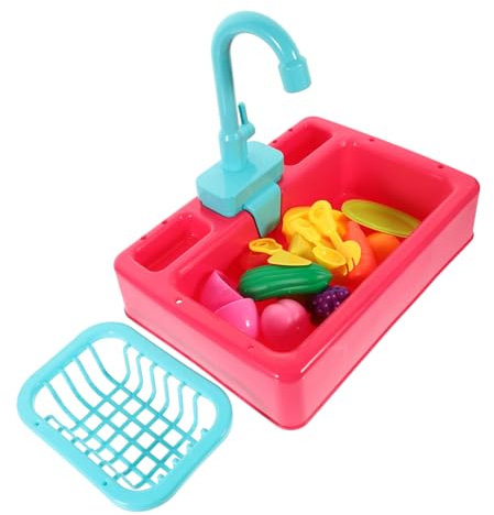 iplusmile Vogelbadewanne Mit Automatischem Wasserfluss Vogeltränke Für Käfige Geeignet Für Kleine Vögel Wie Papageien Und Stare Inklusive Farbenfrohen Spielzeugen Rot Ohne Batterie