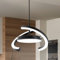 FIMEI Moderna Lampada a Sospensione a LED, Dimmerabile con Lampada a Sospensione Telecomando 3000-6000K Regolabile in Altezza Modello dell'Anello di Saturno per Sala da Pranzo,Soggiorno,Isola Cucina