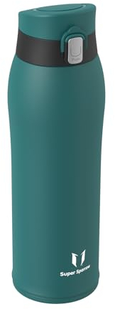 Super Sparrow Trinkflasche Edelstahl 18/8 - Trinkbecher - 750ml - BPA-Frei, Auslaufsicher Thermobecher, Trinkflaschen für Sport, Unterwegs, Schule, Outdoor, Büro, Zuhause