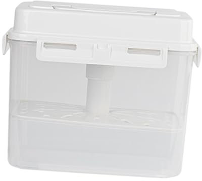 Sharplace Kimchi Press Ferment-Aufbewahrungsbehälter, Lebensmittelaufbewahrungsbehälter, Kühlschrank-Organizer, Pressplatte, Frischhaltebox für Kühlschrank, 5L Einmachglas