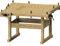 ANKE | Hobelbank mit 4 Arbeitsplätzen | mit 4 Paar Rechteckbankhaken | HxBxT 880 x 1620 x 1620 mm