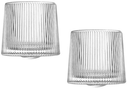 Xfeyaqlo Bicchieri Whisky Set di 2 Bicchieri Rum Il Piano del Tavolo Può Ruotare di 360 Gradi, Relax e Decompressione per Uomo, 160ml (Verticale)