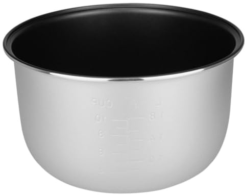 Alipis Reemplazo De La Olla Interior De La Olla Arrocera 2L Olla De Cocina Interior Antiadherente Revestimiento De La Olla Arrocera Contenedor De Cocción De Arroz Antiadherente Para La