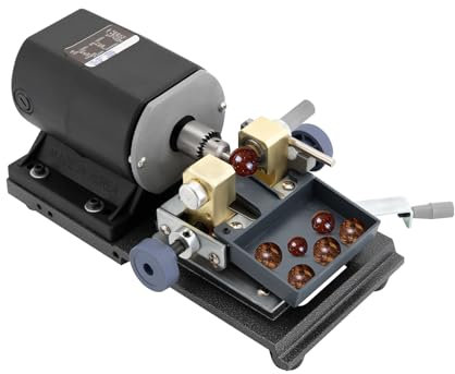 Perlen Schmuck Bohrmaschine, 480W Perlensetzmaschine mit Pedal-Schalter und Werkzeugkasten, 500-15000RPM Lochmaschine Driller Satz DIY