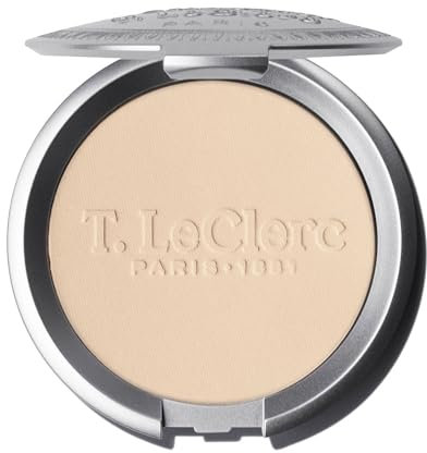 T. LeClerc - Poudre Compacte Dermophile Formule Soin - Teinte 02 Banane - Made in France - Testée Sous Contrôle Dermatologique (05 CAMÉLIA)