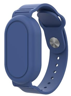 NATOSU Armband Case Compatible with Samsung Galaxy Smarttag 2, Waterproof, Shockproof, Adjustable Strap, GPS Tracker Bracelet Silicone Case for Children and Elderly People