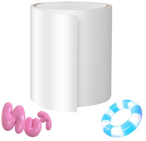 Recitem Pool Reparaturset wasserdichtes Unterwasser Klebeband Transparentes Abdichtband, Flex Tape, Flickzeug zum Abdichten von Swimmingpool, Pool Flickzeug für alle Pooloberflächen (7 cm x 150 cm)