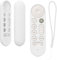 kwmobile Étui Compatible avec Google TV Streamer 4K Coque - Coque télécommande TV en Silicone - Blanc