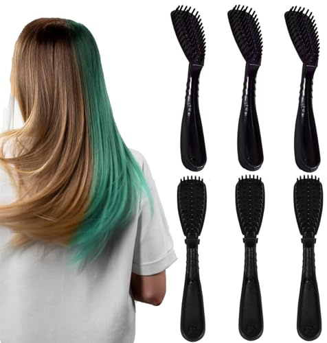Cepillo De Tinte Para Cabello, 6 Piezas Pincel De Coloración De Cabello, Peine Para Coloración, Herramienta De Tinte De Pelo, Para Coloración Capilar Diy, Para Peluquerías y Coloración Casera