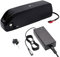 JHKJ Batterie au Lithium 48 V 17,5 Ah Batterie Li-ION 36 V Batterie Amovible 17,5 Ah Batterie de Tube Diagonal 48 V pour Moteurs 250 W - 850 W avec Chargeur et Port 5 cœurs,48v17.5ah