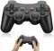 Funmo Wireless Joystick für PS3, Wireless Double Shock 6 Achsen Bluetooth Joystick Gamepad mit kostenlosem Ladekabel für PS3 Controller,Mobile Controller ﻿
