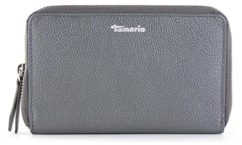 Tamaris Leder Geldbörse Amanda Wallet Darksilver grau