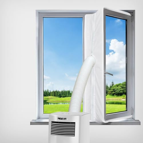 400 Cm Kit Calfeutrage Climatiseur, Joint De Fenetre Pour Climatiseur Mobile, Calfeutrage Fenetre Climatiseur, Protection Anti-Air Chaud-Froid étanche Pour Climatiseurs Portables Et Sèche-Linge (4M)