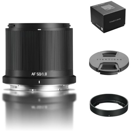 TTARTISAN AF 50mm F1.8 Neo E Vollformat-Festbrennweite für Sony E-Mount | Leichte und einfache Objektive für Anfänger kompatibel mit A7III A7IV A7SM2 A7C2 A1II A9