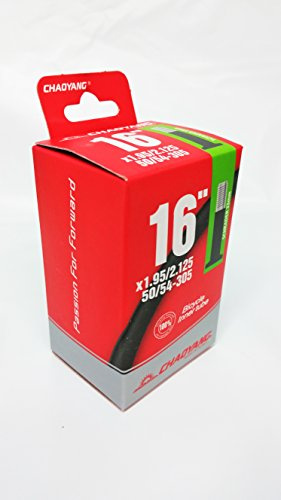 CHAOYANG Unisex-Adult 6927116186135 Inner Tube 16x1,95 America Valve 33mm, Schwarz