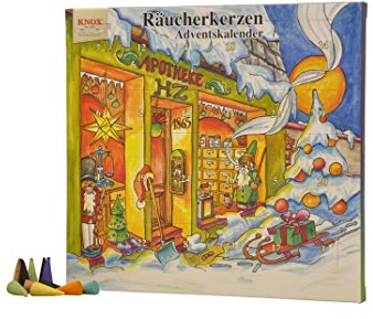 Knox Räucherkerzen Adventskalender mit 24 himmlischen Düften - Apotheke Hermann Zwetz - Made in Germany