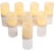 Schlaraffenland LED Kerze PARVO | 8er Set | 7,5x10 cm | creme | Echtwachs | LED Kerzen mit Timerfunktion | flackernde Flamme | batteriebetrieben | Kerzen mit Timerfunktion | Kerzen mit Batterie