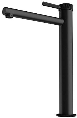 Mai & Mai Armatur Waschtischarmatur WAO-7601-H in Schwarz matt Waschbeckenarmatur 30,5 cm hoch Einhebelmischer
