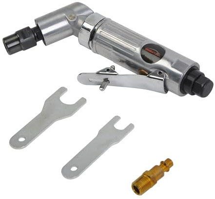 WINMAX TOOLS AUTOMOTIVE Pro 120° 1/4 Air Angle Die Grinder Cutting Grinding Built-in Regulator
