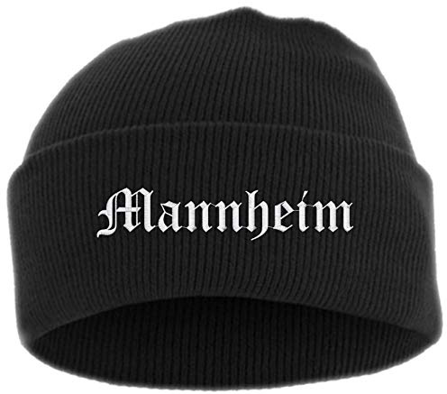 sostex Mannheim Umschlagmütze - Altdeutsch - Bestickt - Mütze mit breitem Umschlag