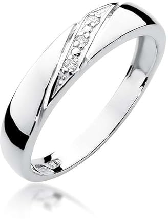 Lumari Gold - Damen Solitär Versprechen Ring Verlobungsring Damen Ring Gold 585 Echtgold 14k Gold mit natürlichem Diamanten Gemstone Weißgold - Ringe Frauen - Antragsring - Hochwertiges Geschenk