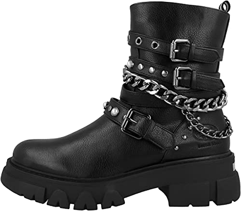 Dockers by Gerli Damen 49pu205 Mode Stiefel, Black 610100, 38 EU