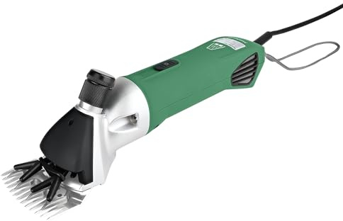 MASTERCLIP Ewe 2000 Corded Sheep Clippers, Powerful Electric Sheep Shears, Suitable for Shearing and Dagging Sheep, Goats, Cattle and Other Livestock on the Farm (Green)