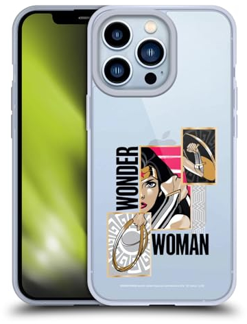 Head Case Designs Offizielle Wonder Woman DC Comics Waffen Grafik Kunstarten Soft Gel Handyhülle Hülle kompatibel mit Apple iPhone 13 Pro