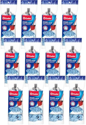 O-Cedar Microfiber Cloth Mop Refill (Pack - 12)