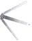 Healeved 1stk Radius Gartengeräte Unkrautschärfer Angeln Wasserpflanzen Cutter Angeln Grasschneider Unkraut Rechen Rechen Handscheren Strände Unkrautschneider Angelmesser Rostfreier Stahl