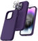 TOCOL Silicone for iPhone 14 Pro Max Case 6.7-Inch, Liquid Silicone Multi-Color Slim Silky-Soft Touch Anti-Scratch Shockproof Protective Phone Cover, Midnight Purple