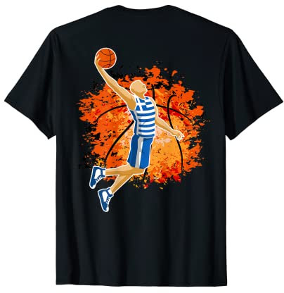 Griechenland National Basketball Trikot Greek Slam Dunk Geschenk T-Shirt