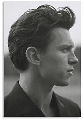 JITENG Tom Holland Poster Schauspieler Kunstposter Leinwand Wandkunst Drucke Poster Foto Bild Malerei Poster Raumdekoration 50 x 75 cm