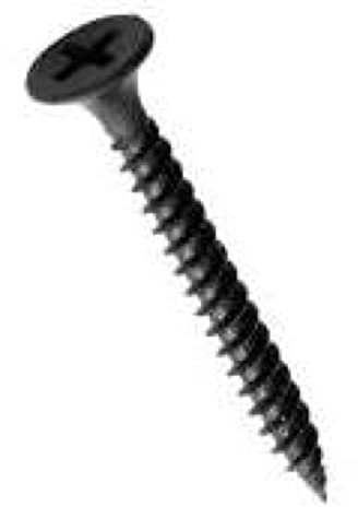 Viti in cartongesso nero a nastro universale, 3,5 x 25 mm, confezione da 1000 AERFAST - AT10021