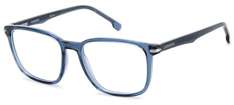 CARRERA Rechteckig CELLULOSE P.INJ Brillen in Blau für Herren, Brille mit Sehstärke, optional mit Sonnenbrillen tönung oder Blaulichtfilter (Modell 292)