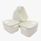 ABBAware Pack of 5 Strong Storage Baskets with Handle – Kitchen Organiser, Cupboard Storage Box, Home & Kitchen Storage Basket (White)