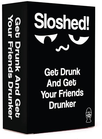 Lucky Egg Drinking Games for Adults Party Sloshed - Unforgettable Hilarious Drinking Game with a Twist - Fast-Paced Adult Drinking Games for Parties - Fun, Easy-to-Understand, Drinking Card Games